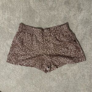a new day Brown Patterned Shorts